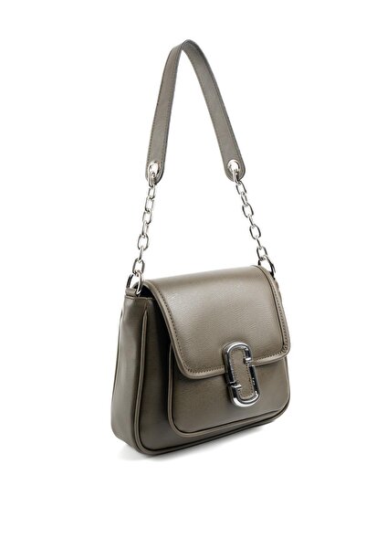 Silver Polo Silver & Polo Khaki Sp1147 Women's Shoulder Bag