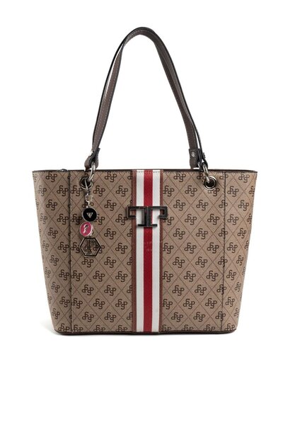 Silver Polo Geantă de umăr pentru femei, bej închis - maro SP1176