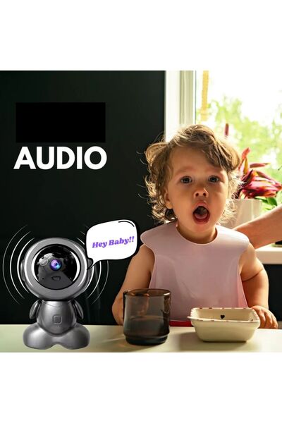 OEM WiFi Robot Camera 3MP Full HD, Infrared, Motion Detection, 2-Way Audio – 355° Panoramic