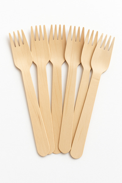 Broken Stone 160 mm Tahta Çatal 50’li – Doğal Ahşap, Ekolojik Tek Kullanımlık Çatal