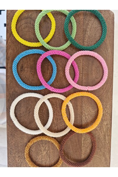 Handmade El yapımı bohem boncuk bileklik