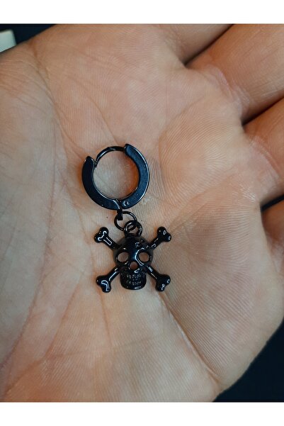 MRYart Skull Steel Men's Earrings Unisex