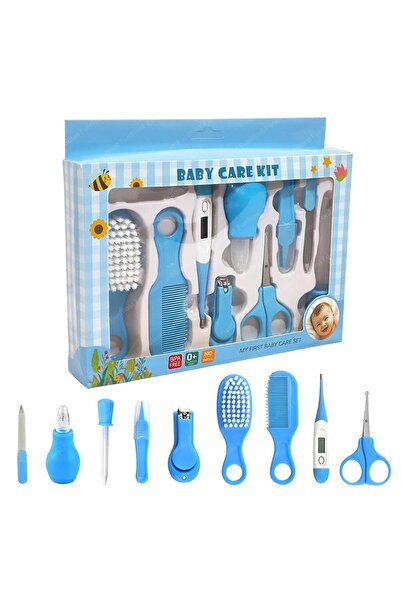 Toybox مجموعة عناية بالأظافر للمواليد الجدد | مجموعة من 10 ملحقات رعاية صحية للعناية بالرضع والأطفال الصغار