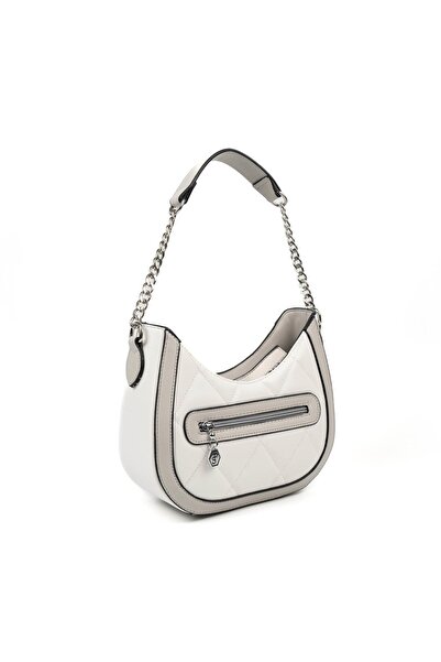 Silver Polo Silver & Polo White - A.Grey Sp1168 Women's Shoulder Bag