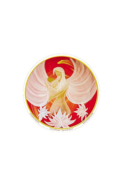 DECOR Window Sticker Lotus Angel of Love -- 11.7cm