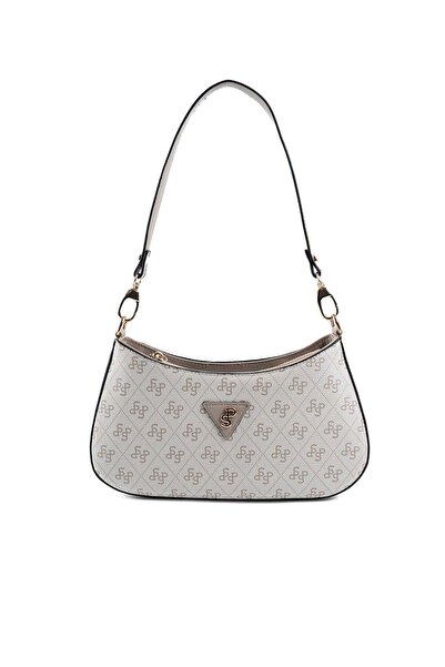 Silver Polo Geantă de umăr pentru femei Bej - Nisip SP1251