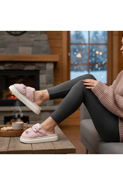 OEM Fluffy, warm and relaxing house slippers, cheerful slippers, for women, L713