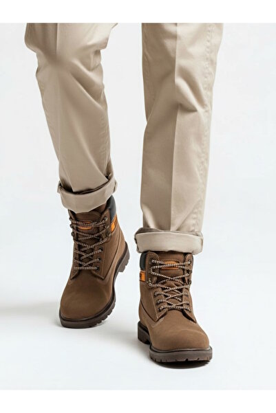 Scooter S-5130Nk Brown Nubuck Leather Waterproof Unisex Boots