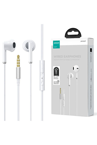 TelcoMag Joyroom (JR-EW07) - Casti cu fir, In Ear, 3.5mm, 1.2m, Buton microfo...