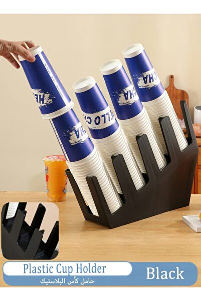 Generic Cup and Lid Organizer Plastic Cup Holder for Coffee Tools Shop and Party Compatible Replacement Part