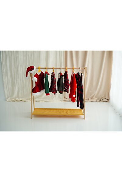 Minik Fare Montessori Çocuk Elbise Askılığı