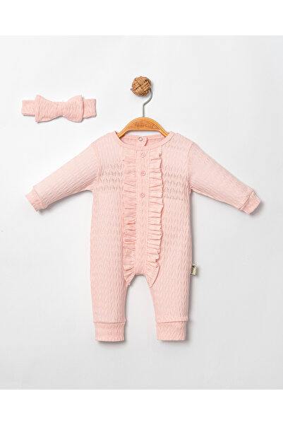 KİDSERİA JAKAR PAMUK KUMAŞ KIZ BEBEK TULUM