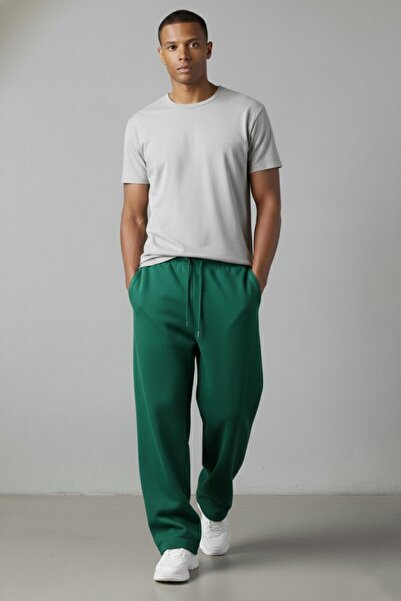 Wkm Denim Ανδρική φόρμα με φαρδιά εφαρμογή με oversized κλωστές, φαρδιά φόρμα...