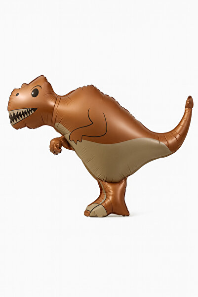 Behind party store بالون ديناصور وردي من الفويل 64×41 سم – بالون ديناصور ينتف...