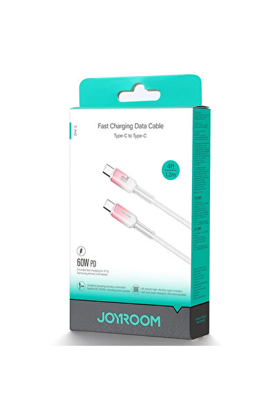 Joyroom Cablu Date si Incarcare (A42), USB-C, PD60W, QC3.0, Fast, Crystal, 1....