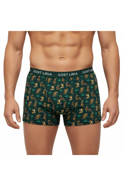 GOST LİRİA - Tiger Desenli Erkek Boxer