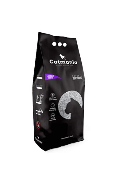 Catmania Litieră pentru pisici, bentonită, lavandă, 10 l