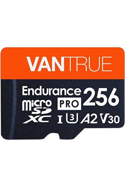 VANTRUE 256GB microSD UHS-I U3 V30 Class 10 4K UHD Video High Speed Transfer ...
