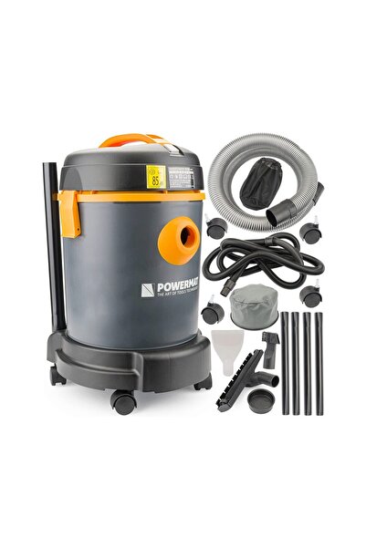 Powermat Aspirator Industrial Multifunctional pentru Piscina, Casa, Uacat, Umed 25l 1600W