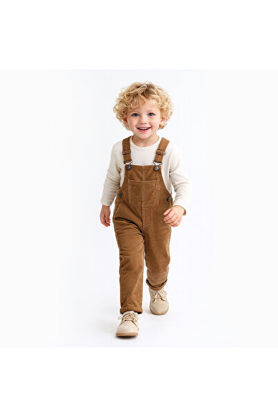 Overdo Boy's Velvet Salopet 1-4 Years Old