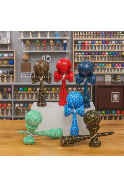 Inovius Kendama Lemn 19cm Model Cracked - DKEND3038
