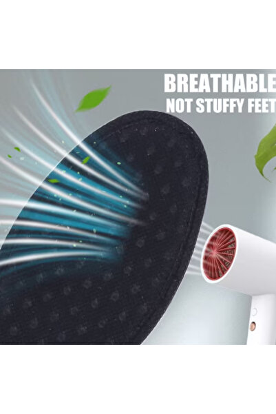 CRM Set of 2 Bamboo insoles CRM, anti-moisture, anti-odor, size 40/42, black, 26 cm