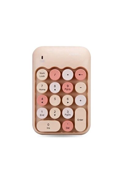 RabbitTech Renkli Daktilo Tarzı Vintage Kablosuz Wıreless Numeric Keypad 18 T...