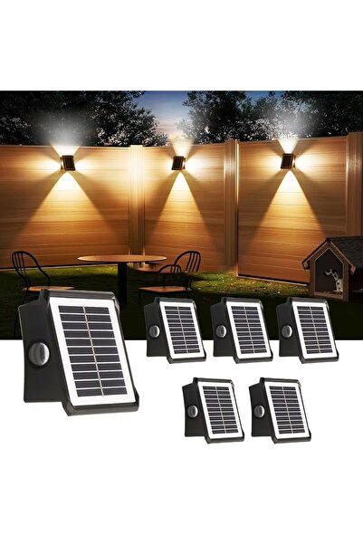 LEDIGANT Set 6 Lampi Solare cu 4 LED-uri, IP65, 3 Culori 6500K 4000K 3000K