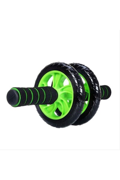 Telemag Dispozitiv de fitness cu roți duble pentru abdomen și mânere acoperit...