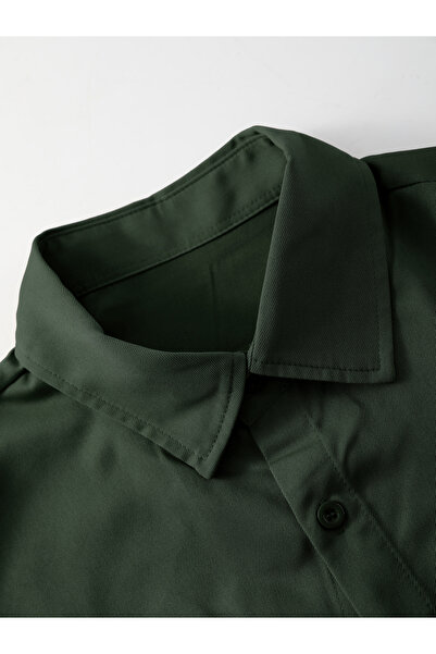 Take Two By Styli Men Solid Pocket Detail Long Sleeve Shirt