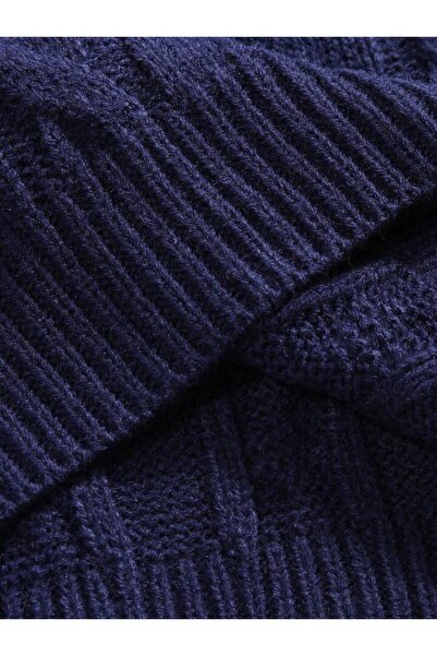 ATE ÖZGÜNEŞ TRİKO TEKSTİL Triko Hair Braided Men's Sweater New Season