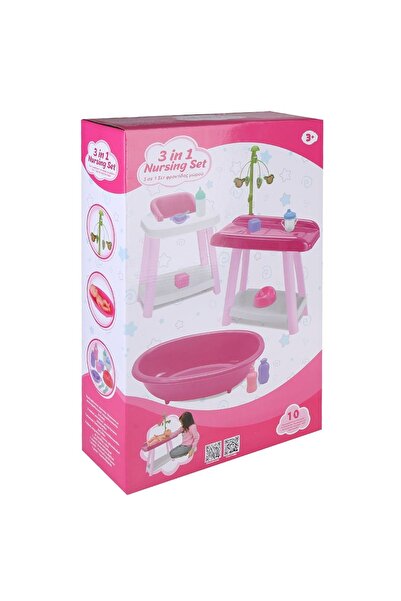 SHOPIENS Baby Care Set 3in1 Bath Table Accessories 10 Pieces