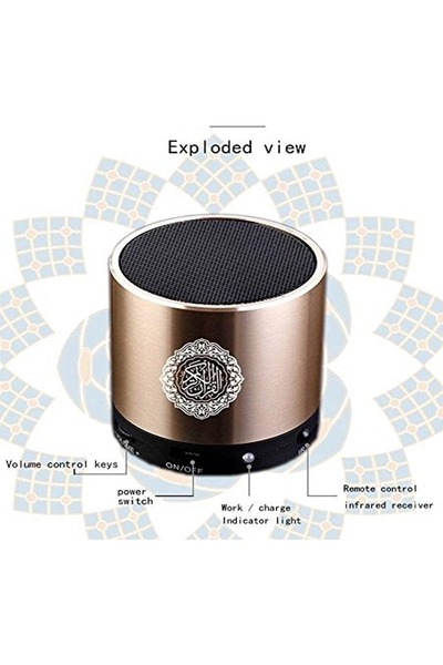 Generic Quran Speakers with Complete Quran, Digital Quran Speaker 8GB FM Radio with Remote Control