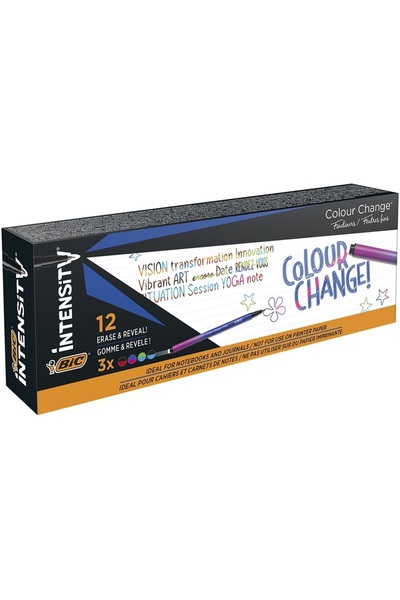Bic Fineliner Intensity Color Change 12 pcs/set