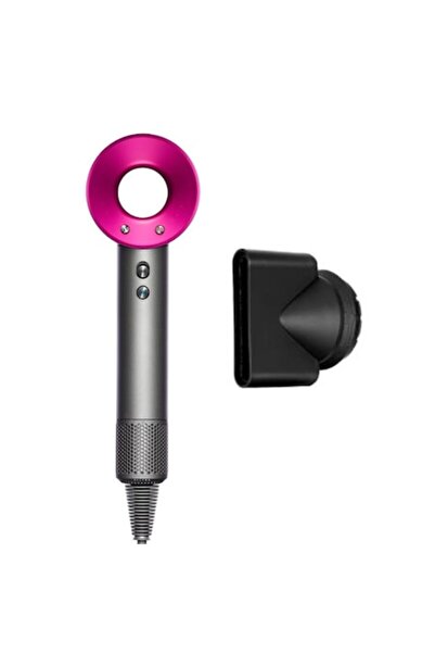 OEM Professional Quiet Hair Dryer 1600W Turbo Motor, 110000RPM, 3 Speeds, Grey-Pink