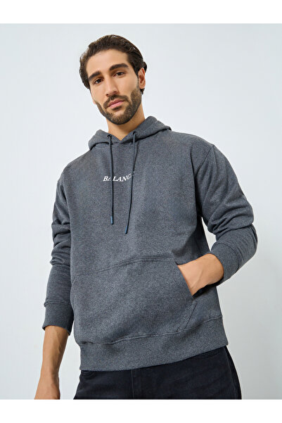 Styli Eco Earth Relaxed Fit Fleece Hoodie with Kangaroo Pocket