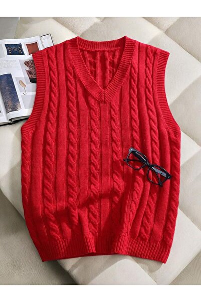 ATE ÖZGÜNEŞ TRİKO TEKSTİL Triko Hair Braided Men's Sweater New Season