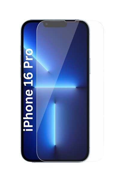 SKYDDAR INNOVATION Film for iPhone 16 Pro, 9H Protection, 0.3mm, Clear Vision, set with sticker, Transparent