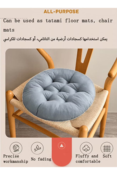 Generic 40cm Sofa Chair Pad,Round Seat Cushion,Sofa,Car Seat Cushion for Office Living Room Sofa Balcony