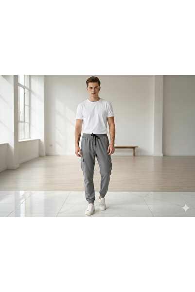 Hababamevi Double Pack of Cargo Pocket Rubber Gaiters Boys' Sweatpants