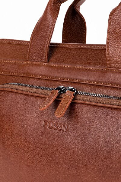 Fossil 100% Genuine Leather Business Laptop & Briefcase 14 Inch