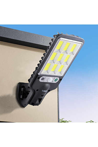 LEDIGANT Solar street lamp 108 COB LEDs with integrated solar panel and remot...