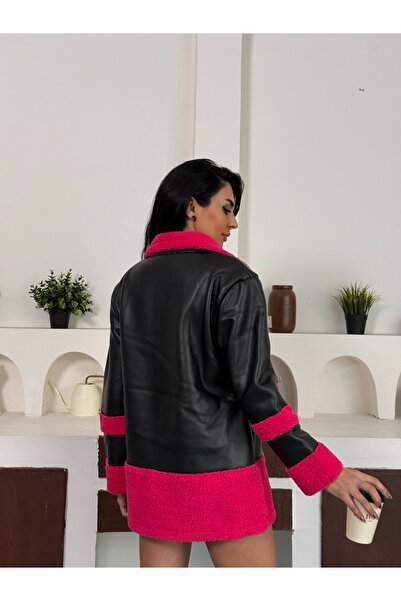 Azda Wool Leather Coat Model Code:102