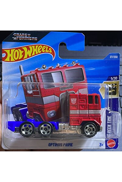 HOT WHEELS Transformers Optimus Prime – Kırmızı Mavi Tır Diecast Model 27/25