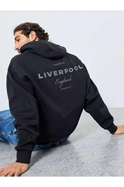Styli Liverpool England Black Fleece Hoodie