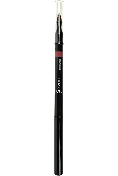 SAVOO Lip Liner – Creamy Long-Lasting Pencil with Jojoba Oil & Lip Booster Peptides (Blush Latte)