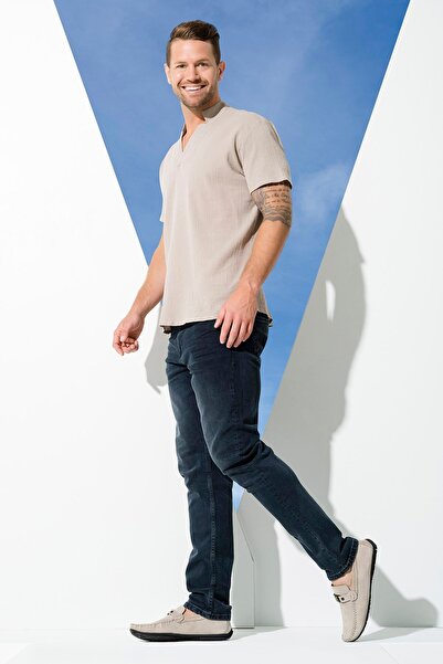 FOR YOU MODA Sternkragen-Steinhemd