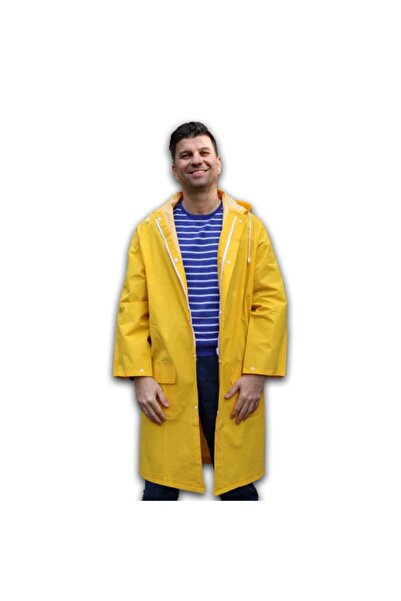 BSP Guard Unisex raincoat FITINT Rainy with hood Yellow