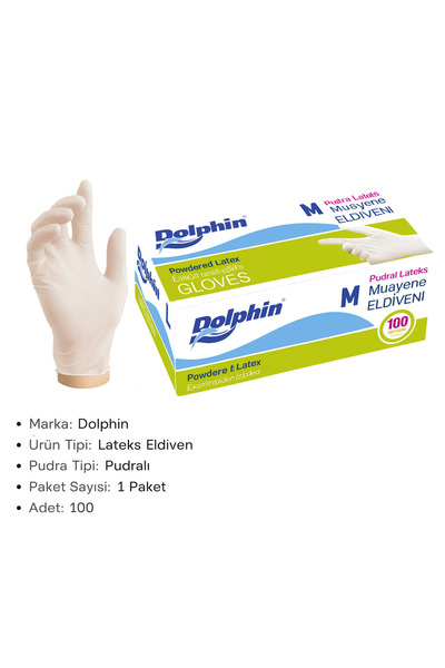 Dolphin beyaz eldiven