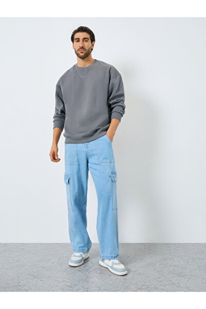 Styli Boxy Fit Fleece Sweatshirt